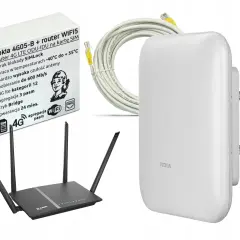 Zestaw routerów 4G LTE i Wi-Fi. Gdzie znajdę hasło do Wi-Fi drukarki HP? Na opakowaniu routera Nokia.