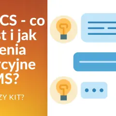 Czat RCS rewolucjonizuje SMS, oferując nowe możliwości komunikacji. Ikony symbolizują pomysły i rozmowy.