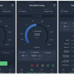 Testy LTE pokazują, kto ma lepszy zasięg: Plus czy T-Mobile? Wyniki Orange Mobile: pobieranie 14,61 mbps, wysyłanie 6,01 mbps.