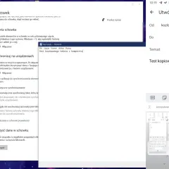 Ustawienia schowka Windows: historia, synchronizacja między urządzeniami i czyszczenie danych. Test kopiowanego tekstu z komputera.
