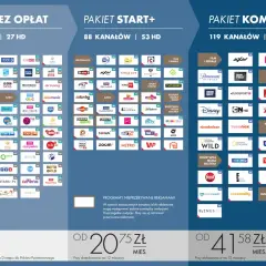 Ile kosztuje Canal Plus? Pakiet Start+ od 20,75 zł/mies., Komfort+ od 41,58 zł/mies. Sprawdź ofertę!