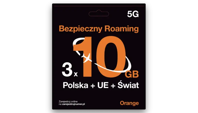 Karta SIM Orange 5G z 10 GB na roaming w Polsce, UE i świecie. Chcesz wiedzieć, jak wyłączyć roaming w Orange? Sprawdź szczegóły.