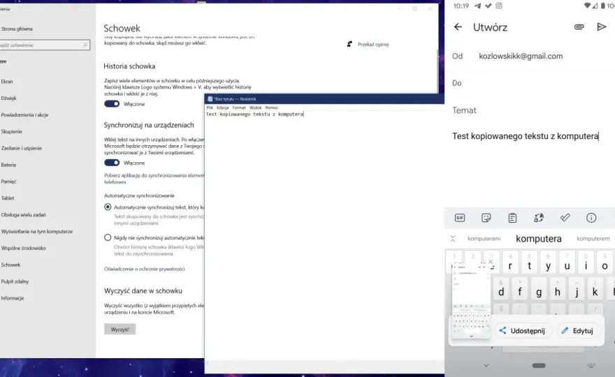 Schowek Windows - historia, synchronizacja i typowe problemy