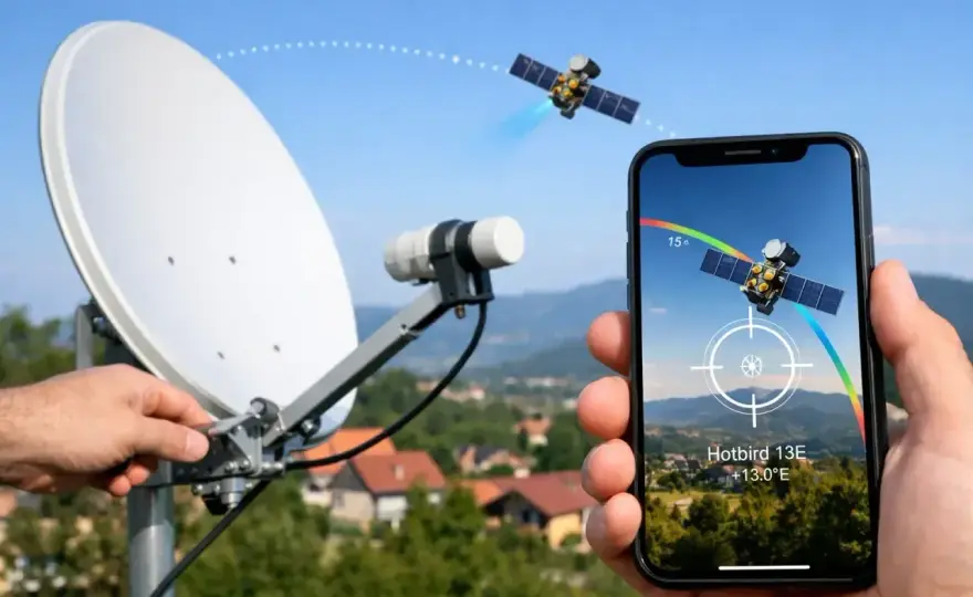 Jak ustawić antenę satelitarną telefonem bez zgadywania