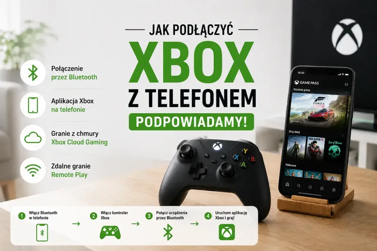 Jak podłączyć pada Xbox One do telefonu? Instrukcja krok po kroku: włącz Bluetooth, sparuj kontroler, uruchom aplikację Xbox i graj!