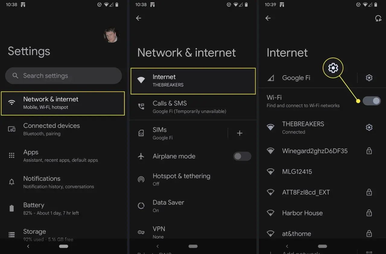 Jak sprawdzić hasło do Wi-Fi Orange Funbox? Wchodzimy w Ustawienia > Sieć i internet > Internet. Następnie klikamy w nazwę sieci i szukamy hasła.