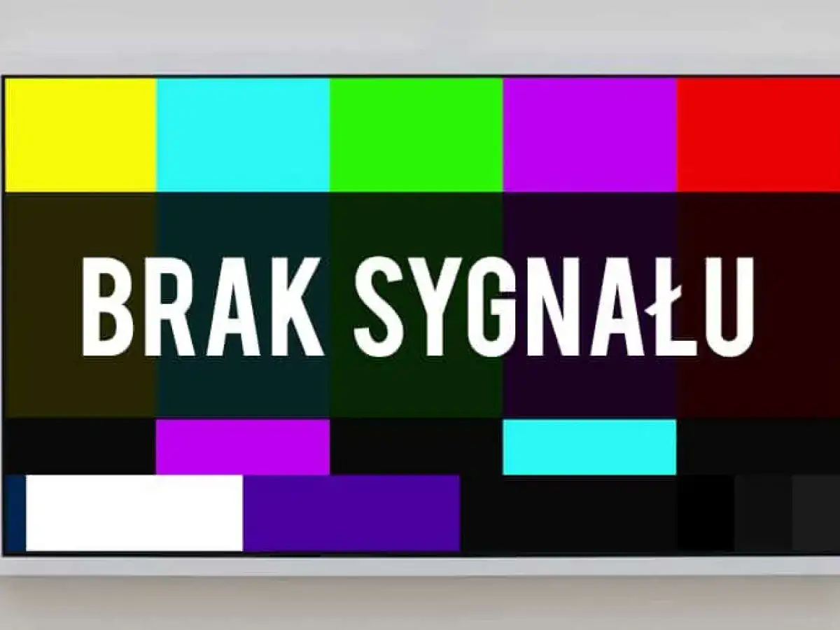 Brak sygnału na kolorowym ekranie testowym. Dowiedz się, jak odzyskać sygnał w telewizorze, gdy zobaczysz ten komunikat.