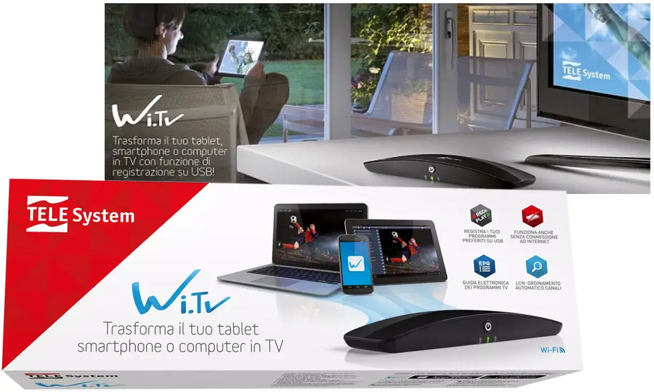 Odkryj, jak odbierać TV naziemną bez anteny dzięki Wi.TV od TELE System. Przekształć tablet, smartfon lub komputer w telewizor.