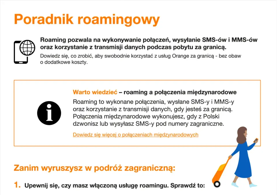 Roaming w Orange - Włącz i nie płać! Poradnik krok po kroku